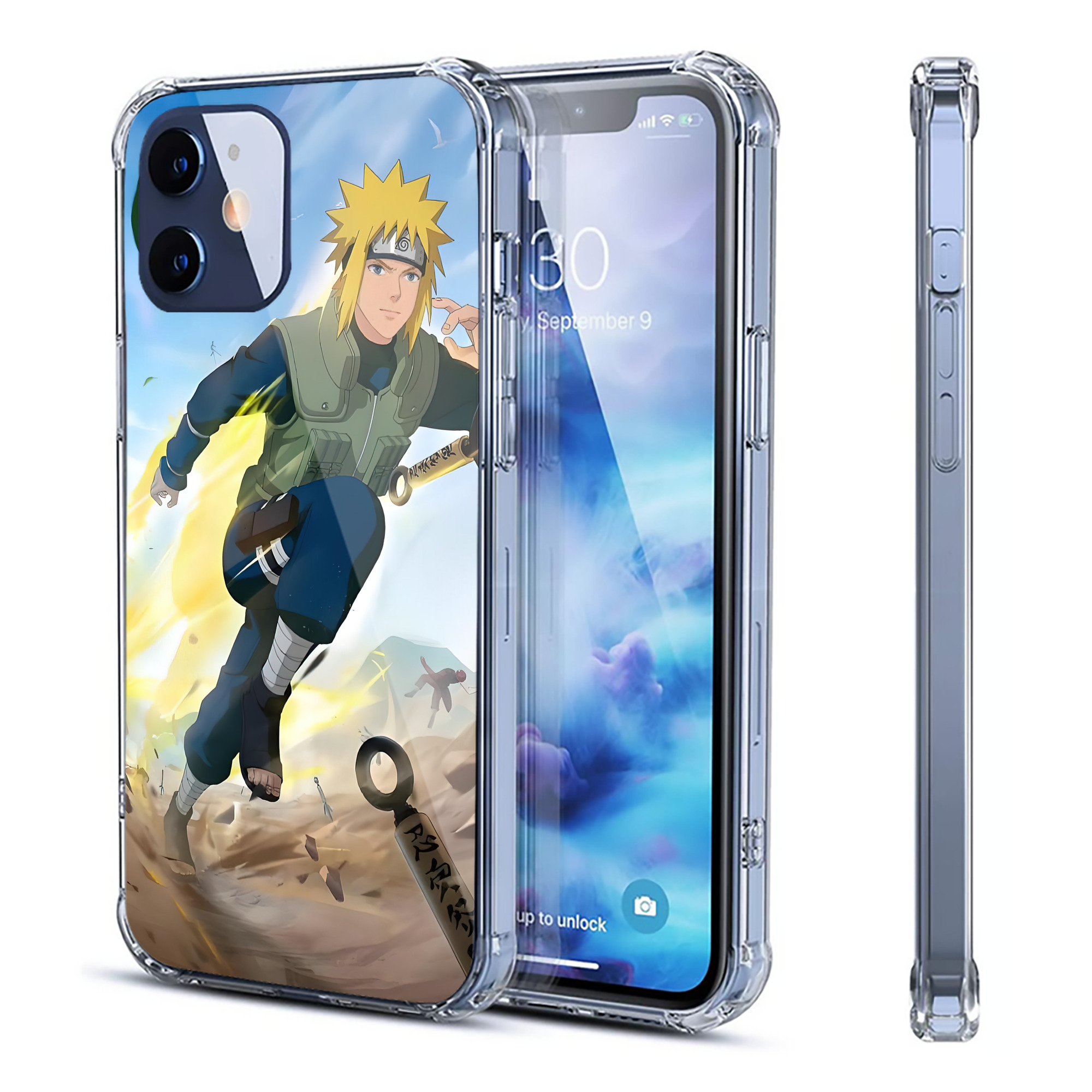 （画像用） NARUTO -ナルト- NARUTO -ナルト- 疾風伝 【iPhone 12シリーズ対応】透明スマホケース（クリアソフトケース）